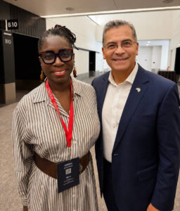 Ife Udoh and Xavier Becerra